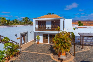 Fuerteventura, Kanarya Adaları, İspanya 'daki Majorero peyniri müzesi..