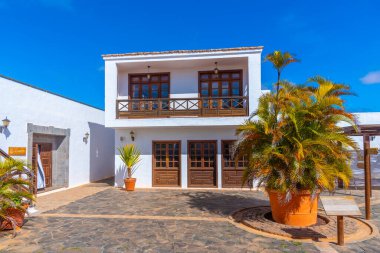 Fuerteventura, Kanarya Adaları, İspanya 'daki Majorero peyniri müzesi..