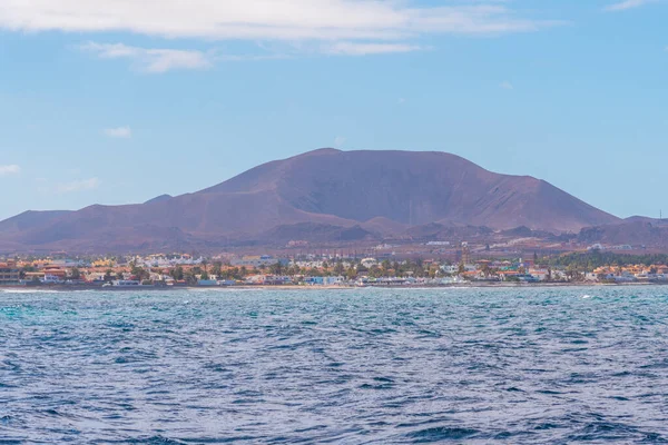 Stadsgezicht Van Corralejo Bij Fuerteventura Canarische Eilanden Spanje — Stockfoto
