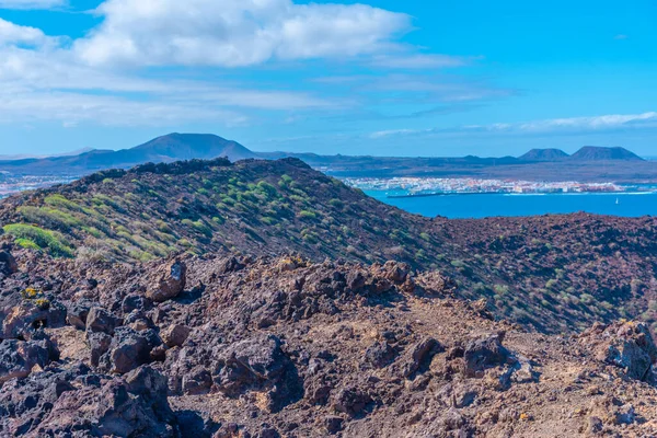 Fuerteventura Pohled Ostrova Lobos Kanárské Ostrovy Španělsko — Stock fotografie