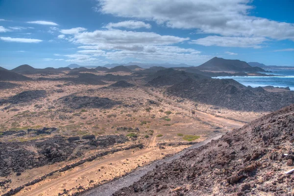 스페인 카나리아 제도의 이슬라 로보스 화산지대 — 스톡 사진