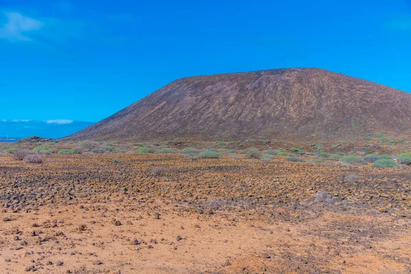 Volcanic Landscape Isla Lobos Canary Islands Spain — Stock Photo, Image