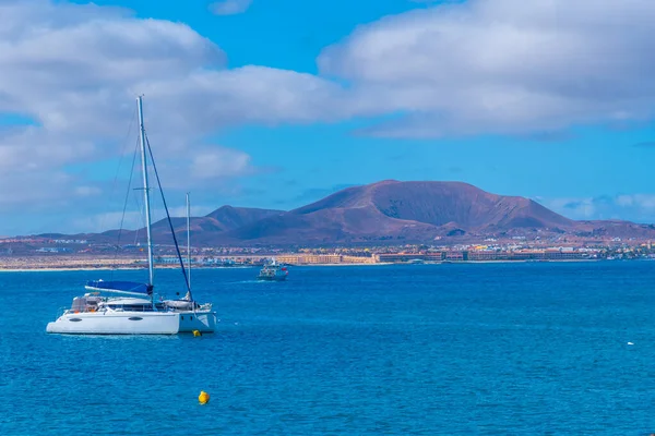 Corralejo Viewed Isla Lobos Canary Islands Spain — Stock Photo, Image
