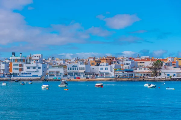 Stadsgezicht Van Corralejo Bij Fuerteventura Canarische Eilanden Spanje — Stockfoto