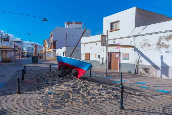 Gatan Centrum Corralejo Fuerteventura Kanarieöarna Spanien — Stockfoto