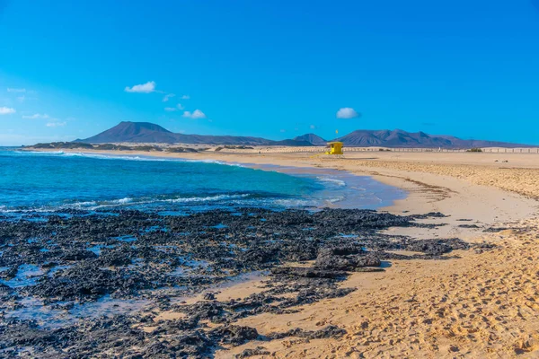Playa Del Moro Corralejo Dunes Sable Fuerteventura Îles Canaries Espagne — Photo