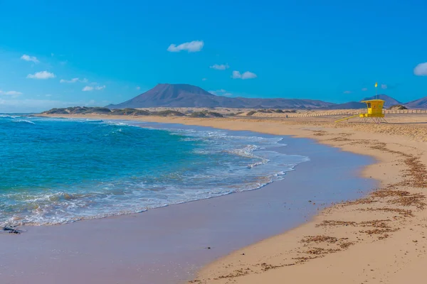 Playa Del Moro Corralejo Sand Dunes Fuerteventura Kanárské Ostrovy Španělsko — Stock fotografie
