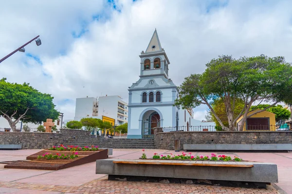 Kostel Panny Marie Růžencové Puerto Rosario Fuerteventura Kanárské Ostrovy Španělsko — Stock fotografie