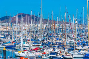 Marina Las Palmas de Gran Kanarya, Kanarya Adaları, İspanya.