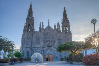 San Juan Bautista de Arucas kilise Gran Kanarya, Kanarya Adaları, İspanya.