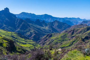 Baranco de Tejeda Gran Canaria, Kanarya Adaları, İspanya.