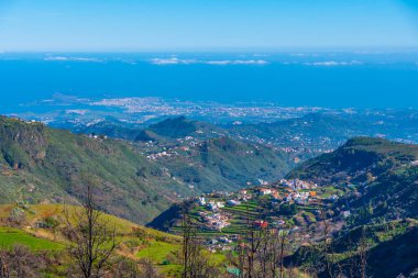 Gran Canaria 'nın doğu kıyısının panorama manzarası, kanarya adaları, İspanya.