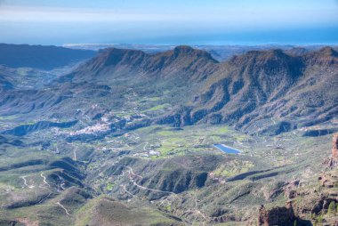 Gran Canaria Pico de las Nieves, Kanarya Adaları, İspanya.