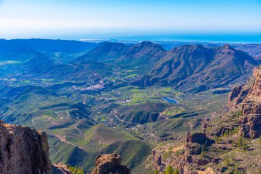 Gran Canaria Pico de las Nieves, Kanarya Adaları, İspanya.