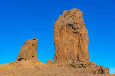 Roque Nublo, Gran Canaria, Kanarya Adaları, İspanya.