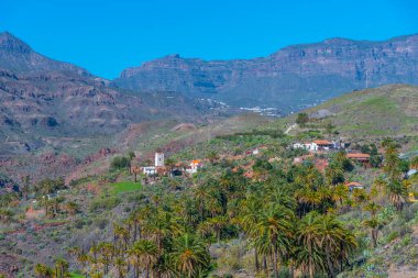 Barranco de Tirajana Gran Canaria, Kanarya Adaları, İspanya.