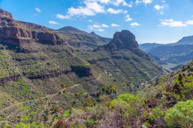 Barranco de Tirajana Gran Canaria, Kanarya Adaları, İspanya.