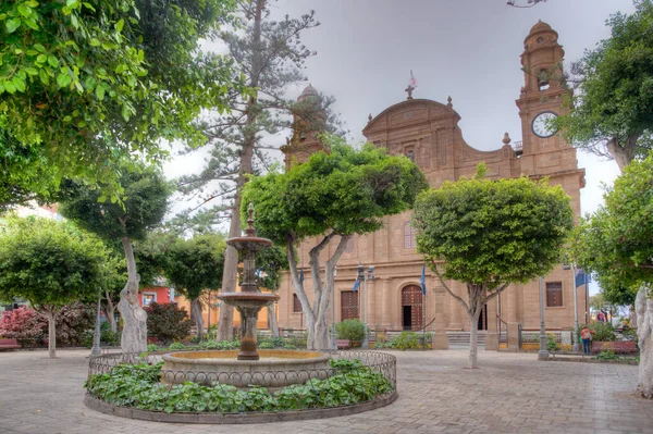 Chiesa Parrocchiale Dell Apostolo Santiago Galdar Gran Canaria Spagna — Foto Stock
