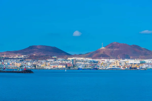 Las Palmas Gran Canaria Daki Sanayi Limanı Kanarya Adaları Spanya — Stok fotoğraf