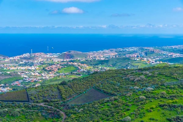 Widok Powietrza Wschodnie Wybrzeże Gran Canarii Wyspy Kanaryjskie Hiszpania — Zdjęcie stockowe
