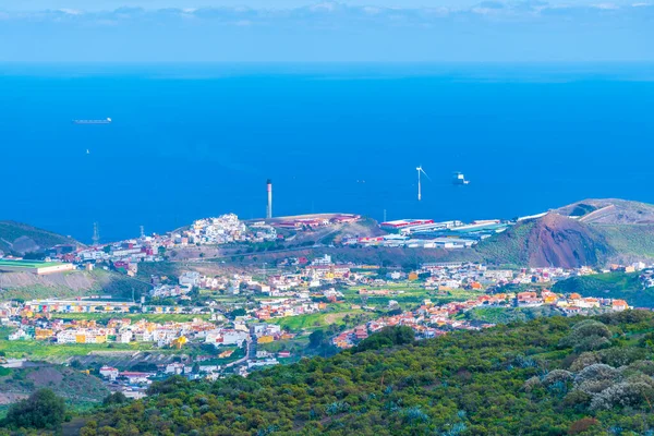 Flygfoto Över Gran Canarias Östkust Kanarieöarna Spanien — Stockfoto