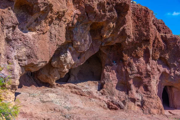 Cuatro Puertas Archealogical Site Gran Canaria Canary Islands Spain — Stock Photo, Image