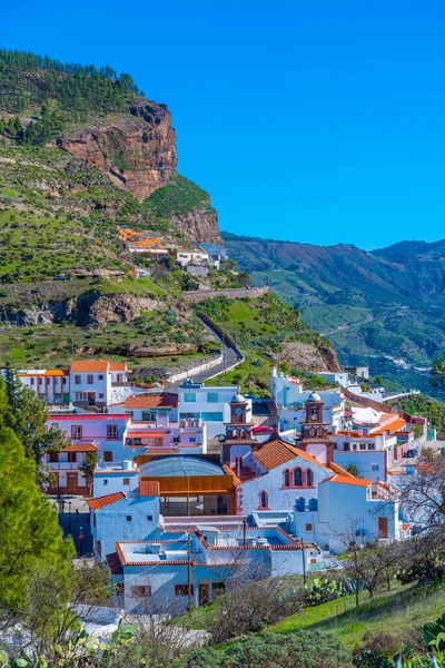 Krajina Vesnice Artenara Gran Canaria Kanárské Ostrovy Španělsko — Stock fotografie