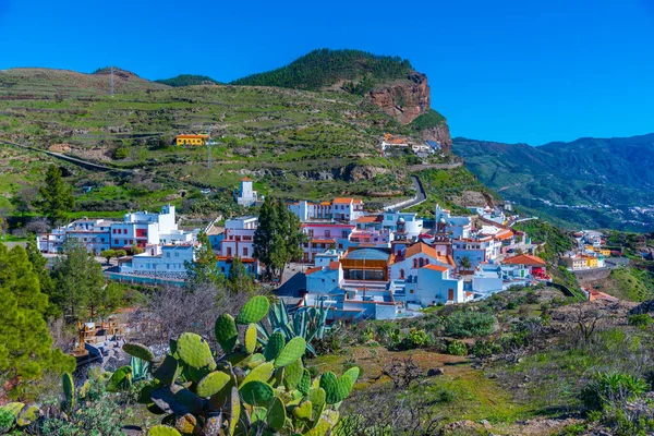 Paisaje Artenara Pueblo Gran Canaria Islas Canarias España —  Fotos de Stock