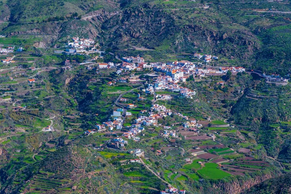 Krajina Vesnice Tejeda Gran Canaria Kanárské Ostrovy Španělsko — Stock fotografie