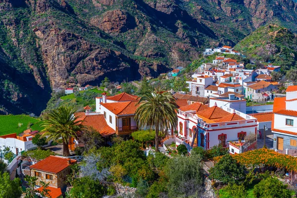 Paisaje Tejeda Pueblo Gran Canaria Islas Canarias España —  Fotos de Stock