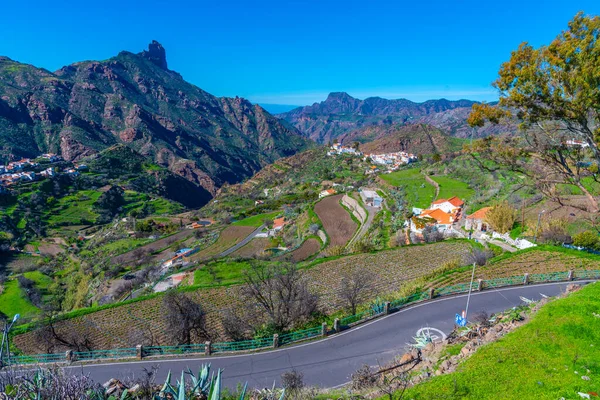 Paisaje Tejeda Pueblo Gran Canaria Islas Canarias España — Foto de Stock