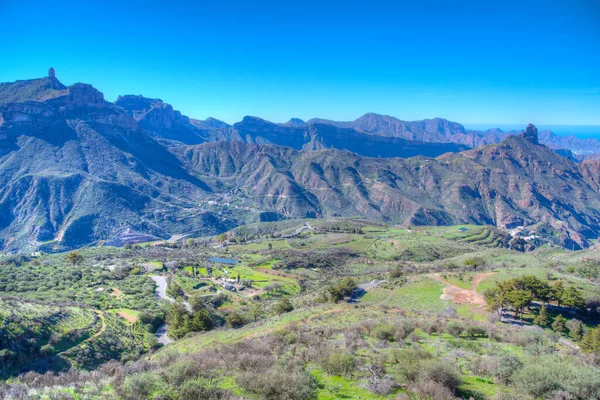 Panorama Över Bergslandskapet Gran Canaria Kanarieöarna Spanien — Stockfoto