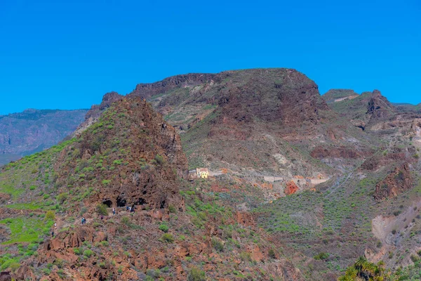 Sitio Arqueológico Antigua Fortaleza Ansite Gran Canaria Islas Canarias España —  Fotos de Stock
