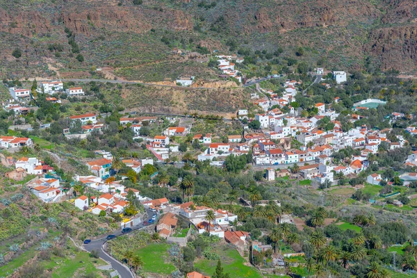 Vista Aérea Del Pueblo Temisas Gran Canaria Islas Canarias España — Foto de Stock