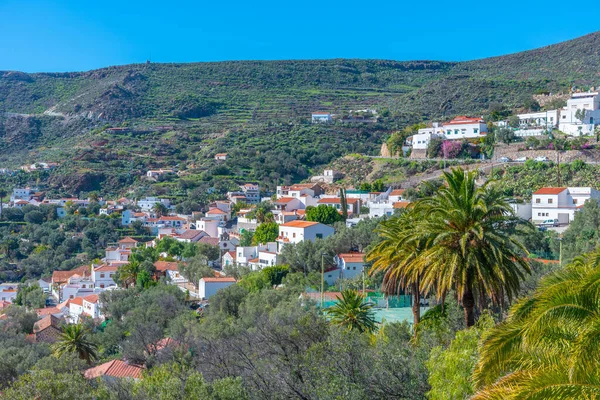 Uitzicht Vanuit Lucht Het Dorp Temisas Gran Canaria Canarische Eilanden — Stockfoto