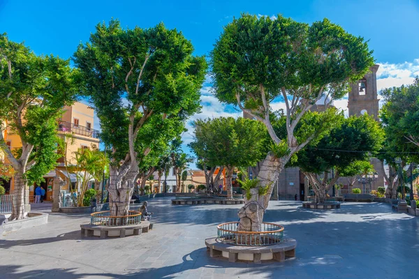 Parish Church San Sebastian Old Town Aguimes Gran Canaria Canary — стокове фото