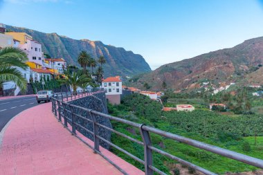 Vallehermoso 'daki muzlar, La Gomera, Kanarya Adaları, İspanya.