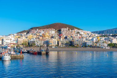 Playa de los Cristianos Tenerife, Kanarya Adaları, İspanya.