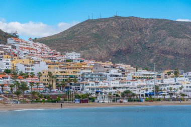 Playa de las Vistas Tenerife, Kanarya Adaları, İspanya.