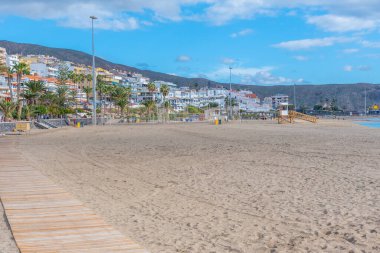 Playa de las Vistas Tenerife, Kanarya Adaları, İspanya.