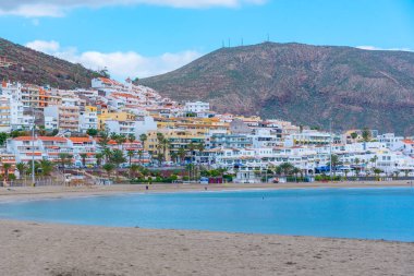 Playa de las Vistas Tenerife, Kanarya Adaları, İspanya.