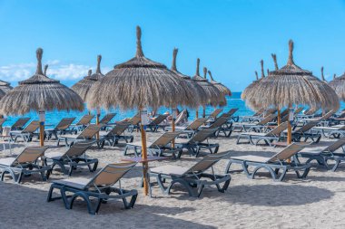 Playa de Torviscas Tenerife, Kanarya Adaları, İspanya.