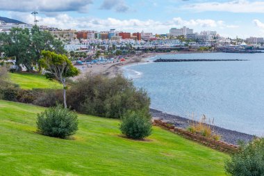 Playa de Fanabe, Tenerife, Kanarya Adaları, İspanya.