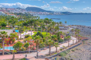 Costa Adeje, Tenerife 'deki tatil oteli, Kanarya Adaları, İspanya.