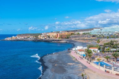 Playa del Veril, Tenerife, Kanarya Adaları, İspanya.