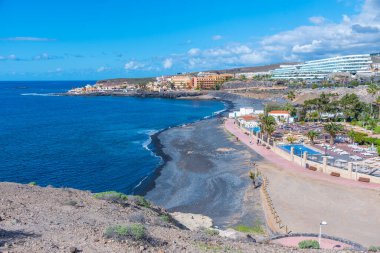 Playa del Veril, Tenerife, Kanarya Adaları, İspanya.