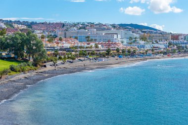 Playa de Fanabe, Tenerife, Kanarya Adaları, İspanya.