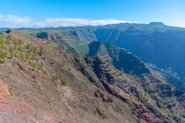 Panorama Del Valle Gran Rey Gomera Islas Canarias España —  Fotos de Stock