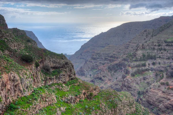 Panorama Del Valle Gran Rey Gomera Islas Canarias España —  Fotos de Stock