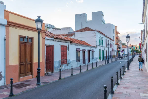 Zonsopgang Uitzicht Een Straat San Sebastian Gomera Canarische Eilanden Spanje — Stockfoto